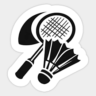 Badminton gift ideas Sticker